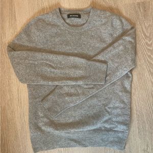 Naadam gray cashmere crew neck sweater